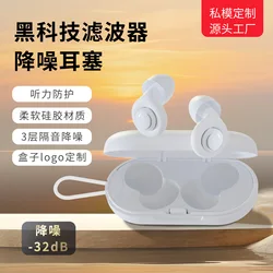 Silicone Noise - Cancelling Earplugs for Sleep, Snoring, and Motorcycle Use (D)