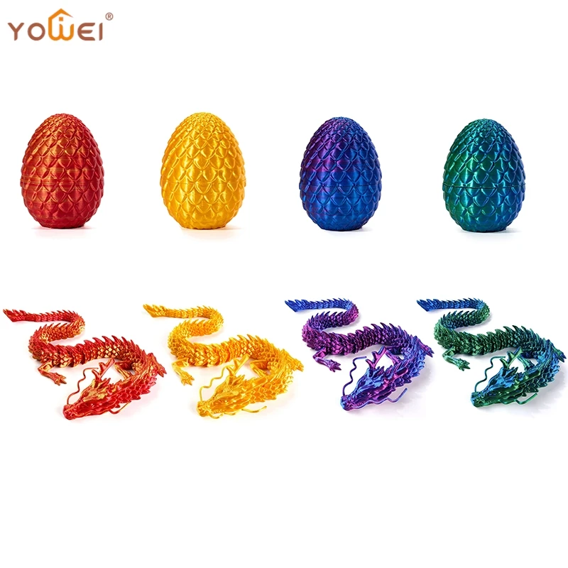 

Китайская Игрушка-дракон с 3D принтом, экшн-фигурки монстров с подвижными суставами, 3D принт с игрушками дракон игрушка + Сюрприз Яйцо