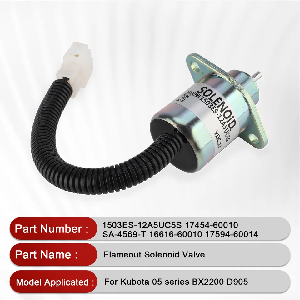 Solénoïde De Carburant SA-4668-S 1503ES-12A5SUC9SCC28 Pour