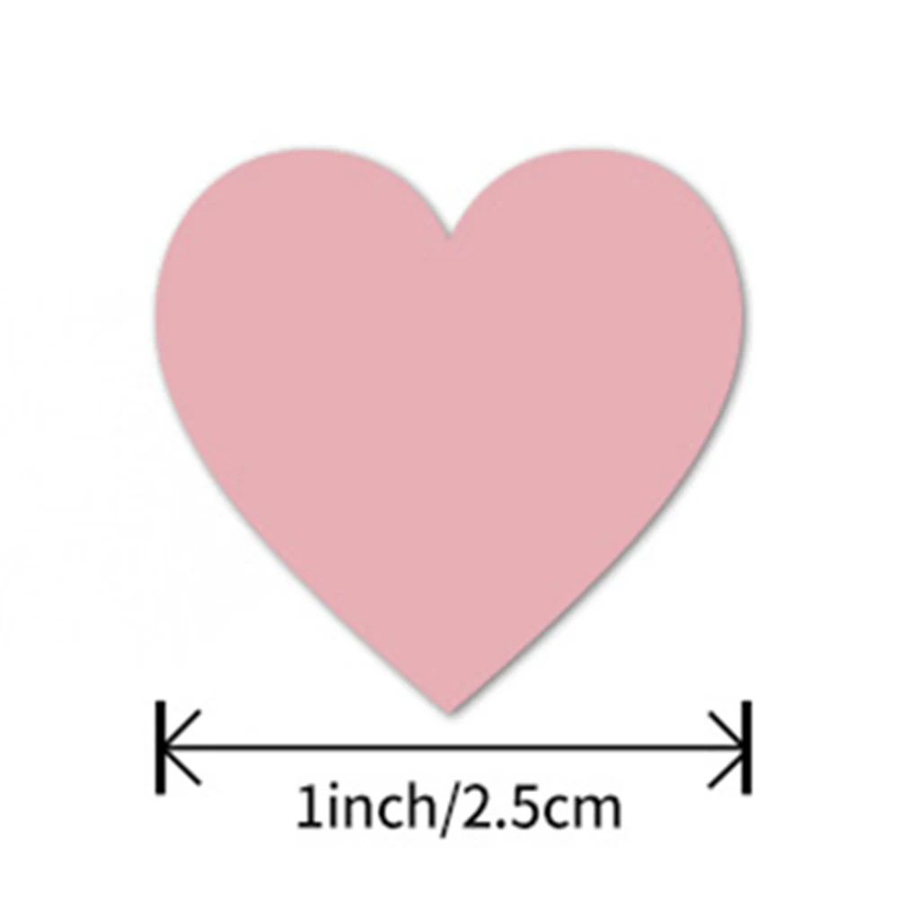 Cute Stickers 50-500pcs Heart Shape Valentine's Day Stickers Birthday Party Seal Labels