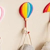 Hot Air Balloon Wall Hooks Umbrella Adhesive Fridge for Keys Wall Crochet Holder Removable Kitchen Washed holder Hook Home Decor 2