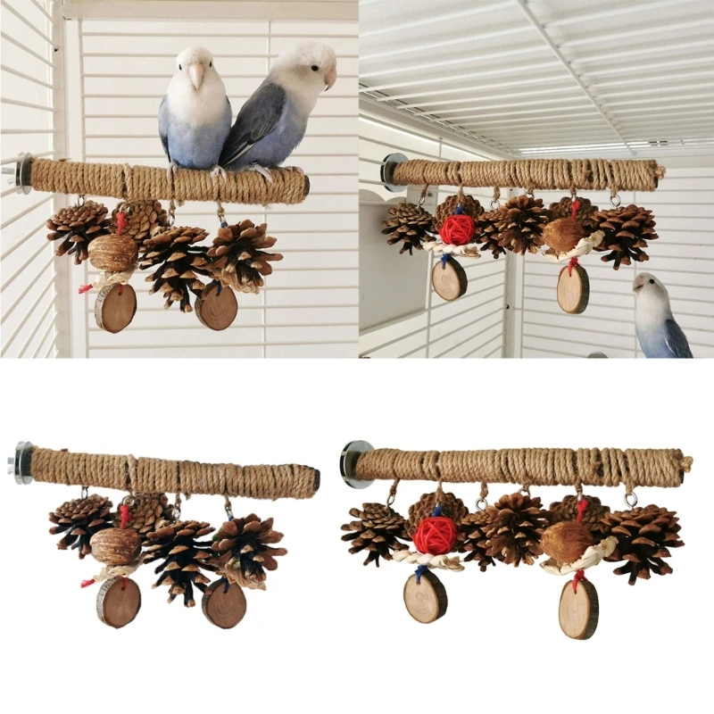 

Parrot Stand Parrot Perch Parrot Chew Toy Bird Toy Bird Stand Parrot Toy 40JA