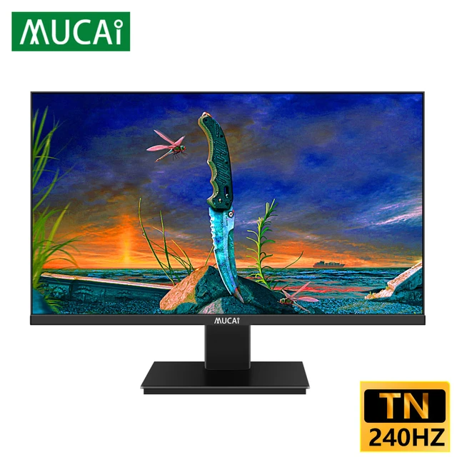 MUCAI – écran LCD 25 pouces 240Hz 1920x1080 TN FHD pour ordinateur de  bureau Gamer, compatible HDMI, DP - AliExpress