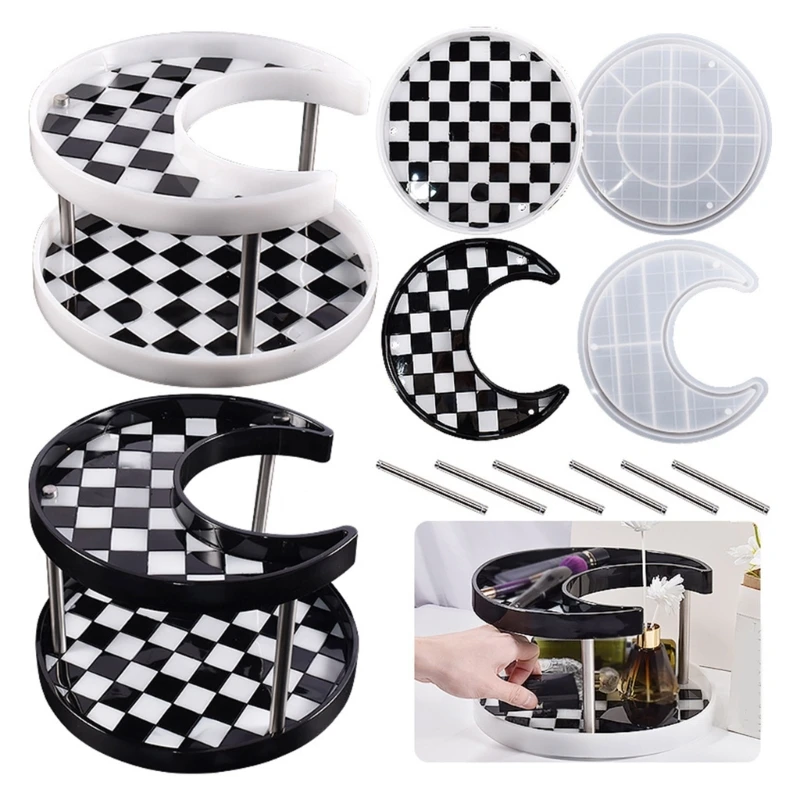 

Лоток для макияжа, формы для хранения ювелирных изделий, формы для DIY, литья из смолы, 40 ГБ