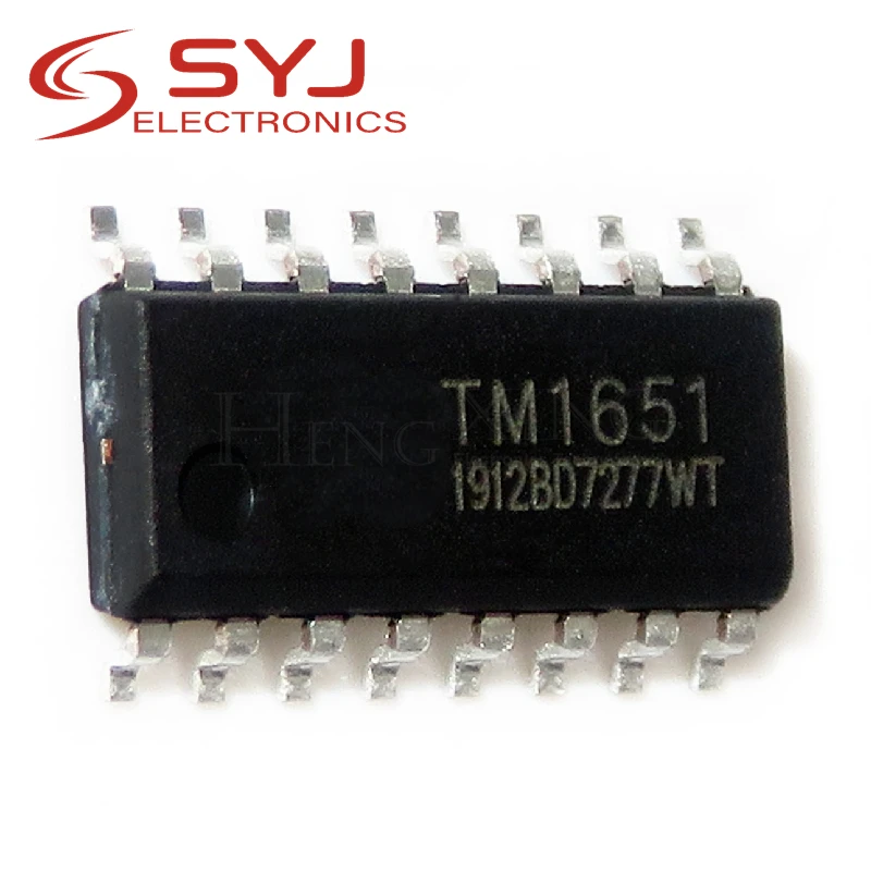 

10 шт./лот TM1651 SOP16 4X7 сегментный 7-кнопочный светодиодный цифровой панельный Драйвер IC оригинальная аутентичная фотография