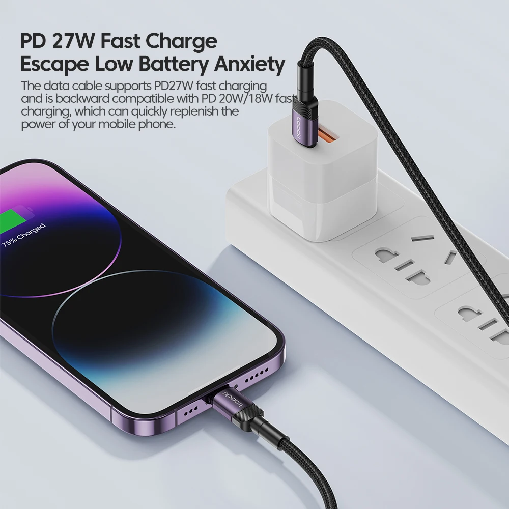รูปสินค้า สายชาร์จ USB-C ชาร์จเร็ว สำหรับ iPhone & iPad