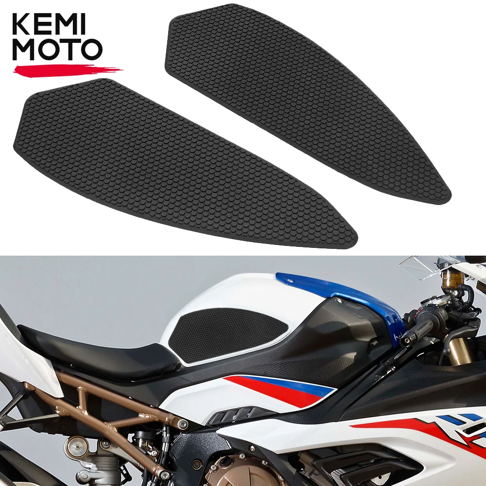 For BMW S1000RR M1000RR 2022 Tank Pad Sticker Decal Gas Knee Grip Side Protection S 1000 R 2019 2020 2021 Motorcycle Accessories motorcycle protection tank knee pad grips stickers windscreen screen wind deflector for bmw s1000rr s 1000 rr s1000 m m1000rr