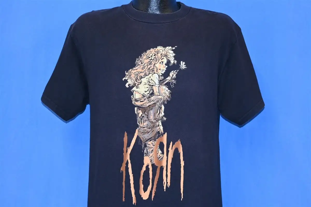 Maglietta Alternativa Anni '90 Korn Follow The Leader Album Nu Metal Band