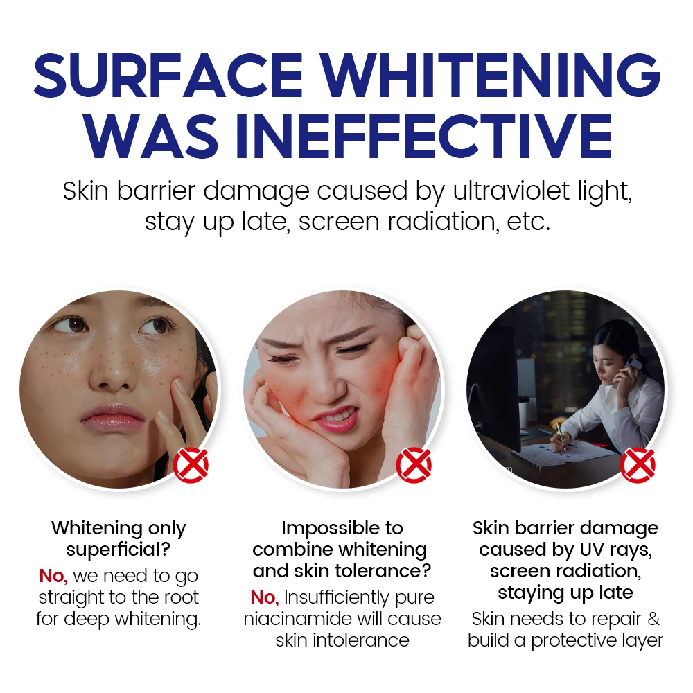 VIBRANT GLAMOUR Niacinamide Whitening Face Cream Skin Barrier Repair Face Moisturiser Brightening Cream Fades Dark Spots 30g