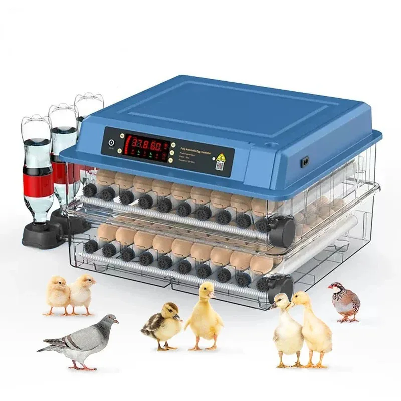 Egg incubator 12/15/24 eggs small household automatic intelligent incubator poultry waterbed incubators and temperature controler