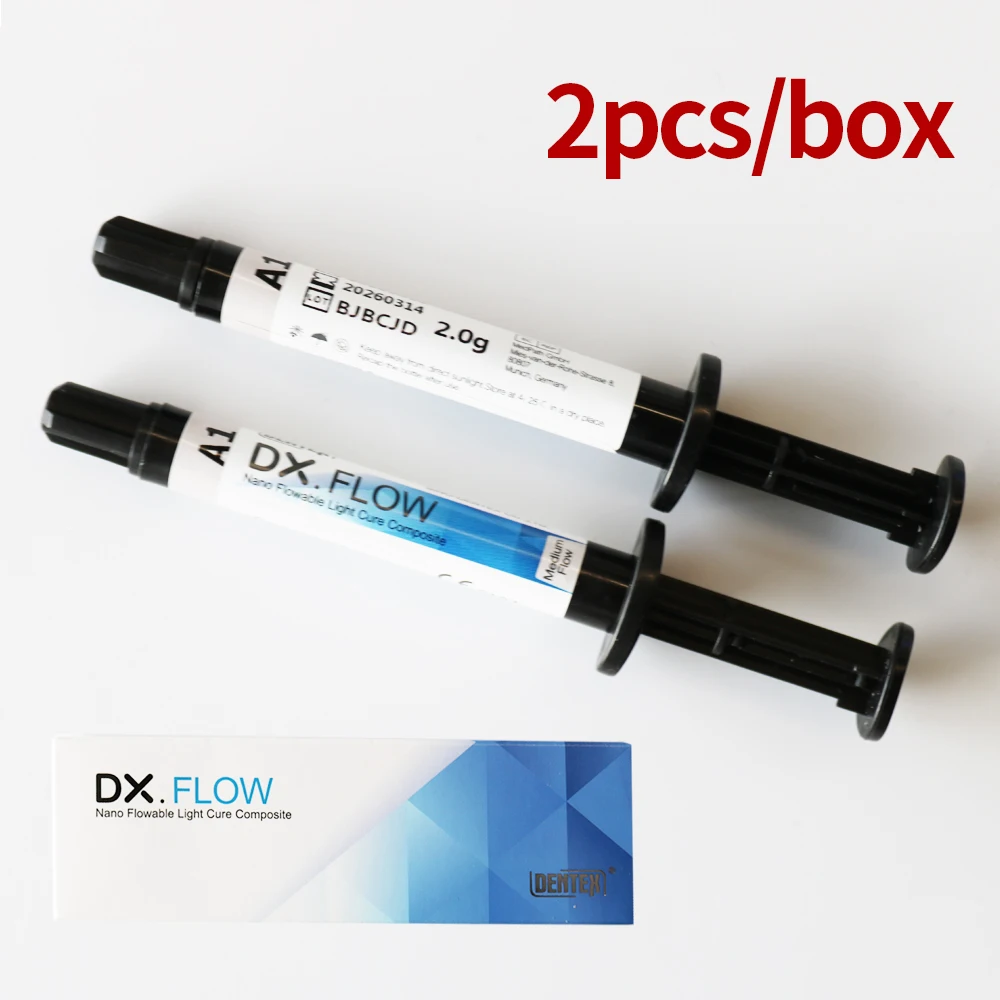 

2pcs 2g/pcs Composite Material Composite Flowable Resin（Medium Flow）DX