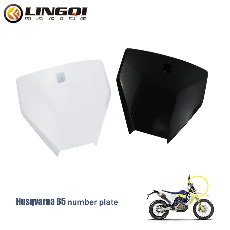Motorcycle Accessories Motorcycle Number Plate Fairing Motorcycle Number Plate Pit Dirt Bike Front Number Plate Plastic Fairing Kit for HUSQVARNA 65