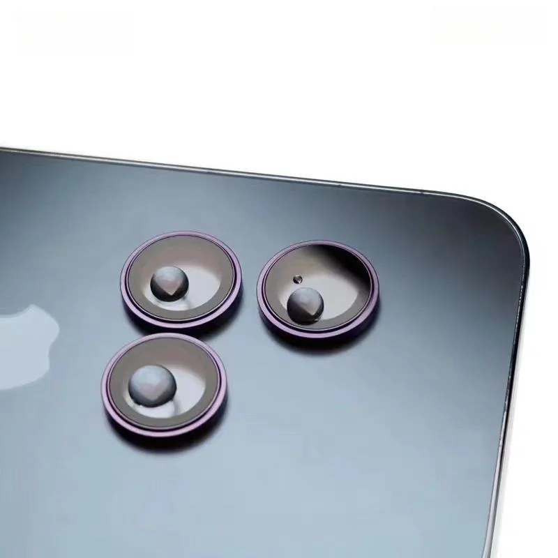 Protezione Fotocamera In Vetro Temperato Per IPhone SE – Anello In Lega 3D – Confezione Da 2 (Nero)