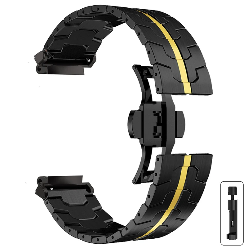 Luxucy Stainless Steel Watch Strap - Premium Metal Band Accessory