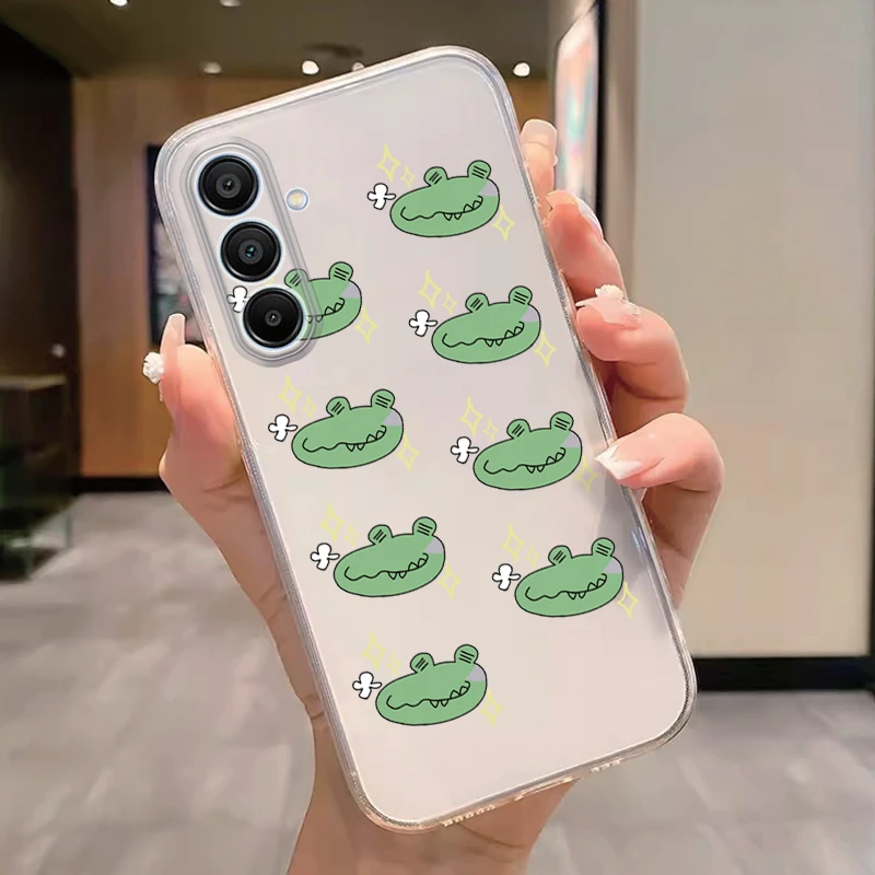 Transparent Cartoon Flower Soft TPU Shockproof Butterfly Phone Case
