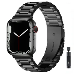 Premium Stainless Steel Bracelet for 42mm-44mm-45mm-49mm (Black and tool)