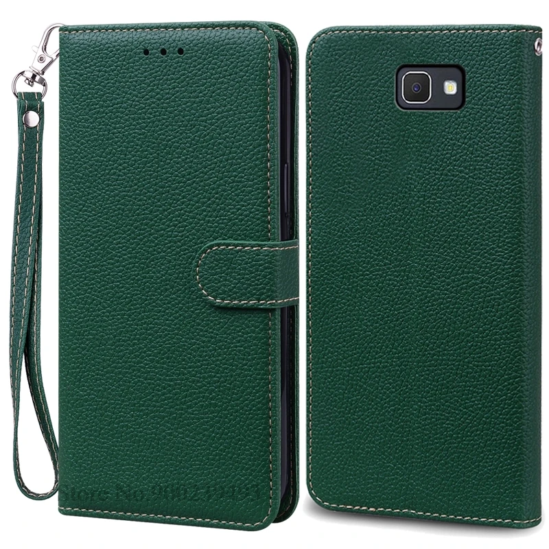 Leather Wallet Flip Cover for Samsung Galaxy J7 Prime