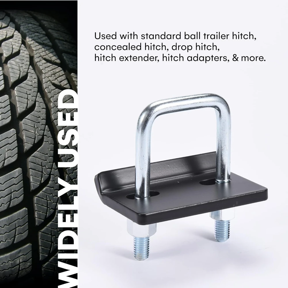 Hitch Tightener Anti-Rattle Stabilizer 1.25'' Heavy Duty Trailer or Truck Hitch Stabilizer Rust Free Noise Reducing Trailer