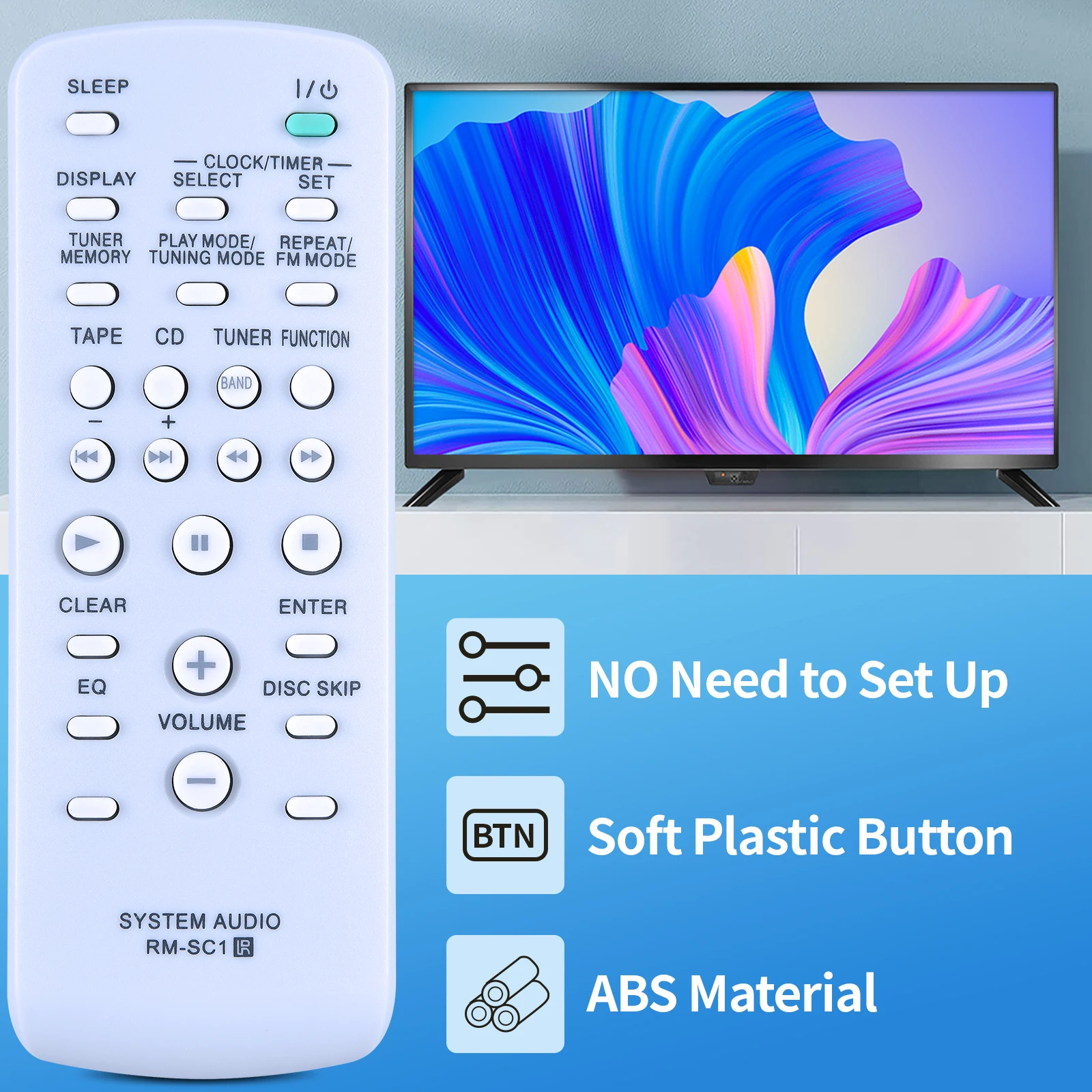 RM-SC1 Replacement Remote Control Applicable for Sony Mini