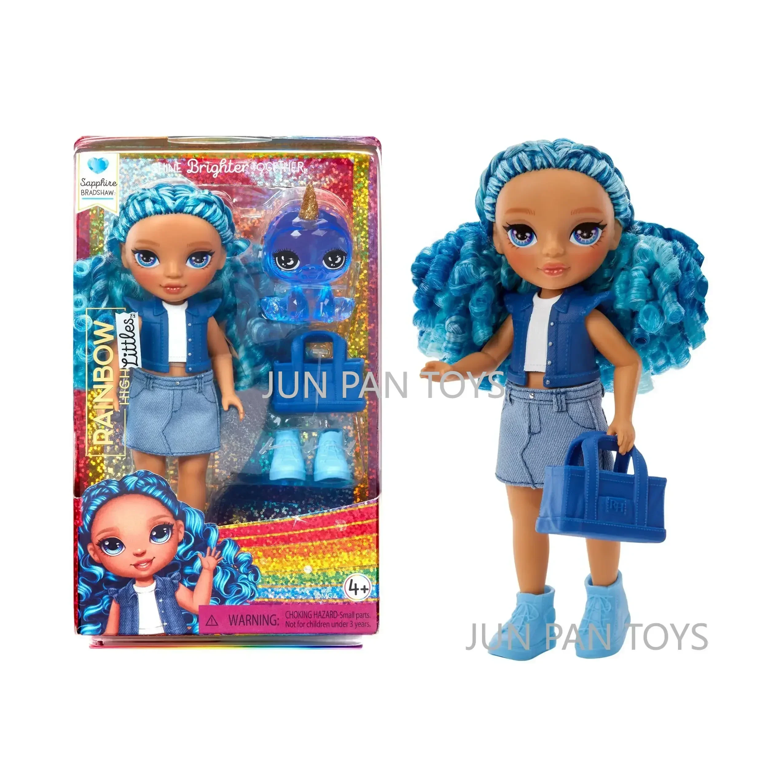 thumbnail image 1 of Muñeca pequeña de dibujos animados clásica de Rainbow High Littles Shadow High con bolso y accesorio, juguete coleccionable para niña, regalo de Navidad, 1 of 5
