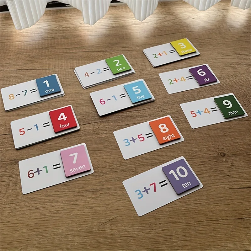 Children's math early education teaching aids, number cognition matching, mathematical operations learning, educational toys