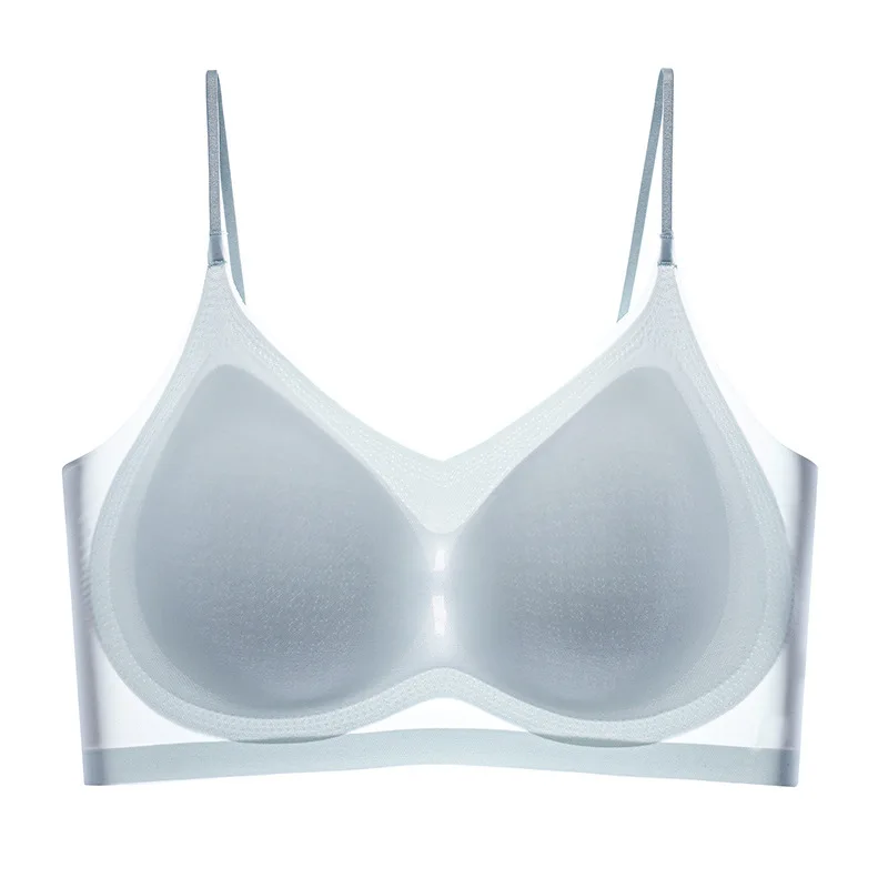 Ultra-Thin Ice Silk Seamless Padded Bra