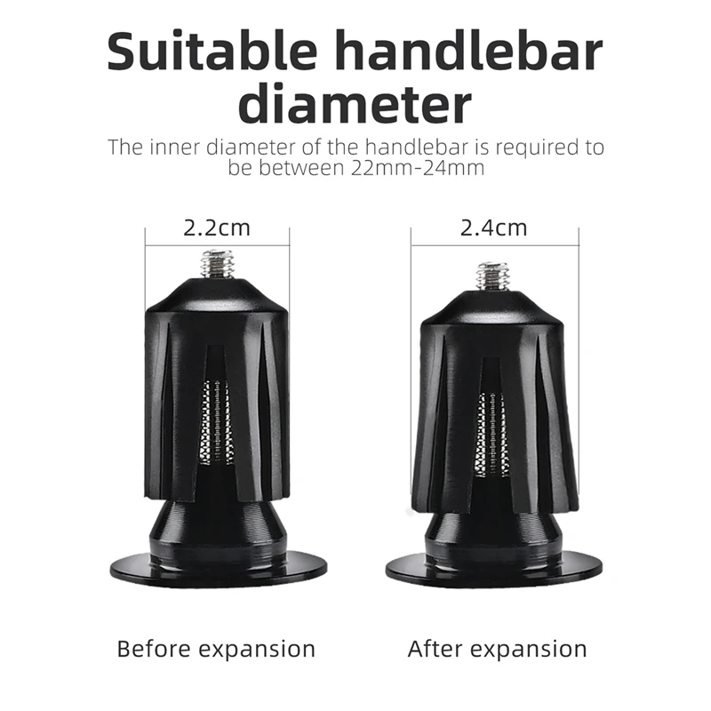 WEST BIKING Multicolor Bicycle Expansion Plug With Tools Aluminum Alloy MTB Road Bike Handlebar Stopper Bike Bar End Plugs
