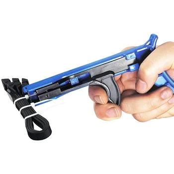 Pistola per fascette per cavi Utensili manuali Strumento di fissaggio TG-100 Tensionamento per nylon che stringe la morsetto quando si rifinisce 1