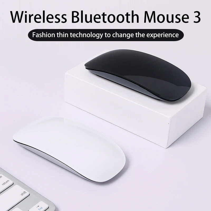 Wireless Ergonomic Rechargeable Bluetooth Mouse Magic 3 for MacBook Air/Pro & Win