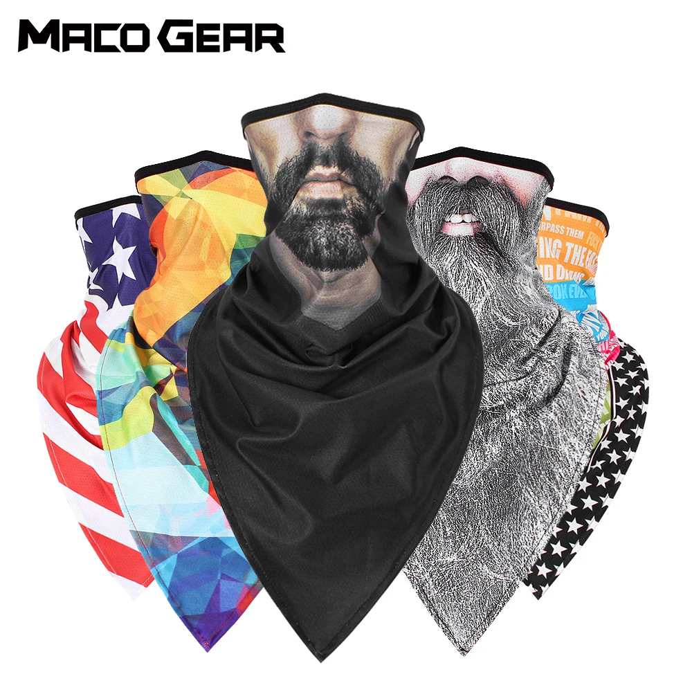 Summer Breathable Mesh Bandana Running Cycling Face Mask Hunting Skiing Bicycle Hiking Fishing Snowboard Sports Scarf Women Men
