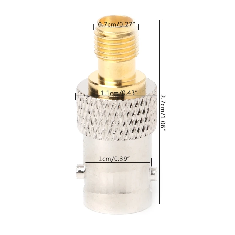 

BNC Female Plug to SMA Female Antenna Adapter Connector Converter