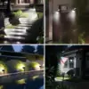 46 LED Solar Landscape Lights Outdoor IP65 Waterproof Solar Light with 3 Modes Solar Garden Spotlight for Yard Lawn Walkway 5