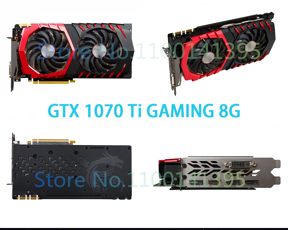 video card in computer For Msi GTX 1070 Ti 8GB GTX1070 Ti GAMING 8G 6Pin+8Pin Graphics Card PC Video Card Discrete Graphics Card High Quality Fast Ship display card for pc