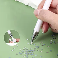 Nail Art Rhinestone Wax Dotting Pen Diamond Picker Manicure Dotting Tool Nail Accessories 2