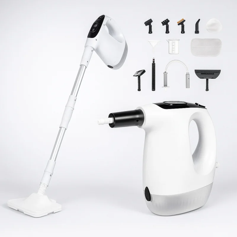 Portable High-Temperature Handheld Steam Cleaner Multifunctional Home Disinfection Stain Removal for Floor Sofa Curtain Carpet