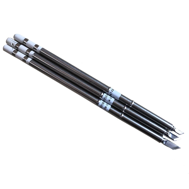 

3Pcs T12 Series Iron Tip T12-K KU KF For HAKKO Solder Iron Tips Soldering Welding Stings