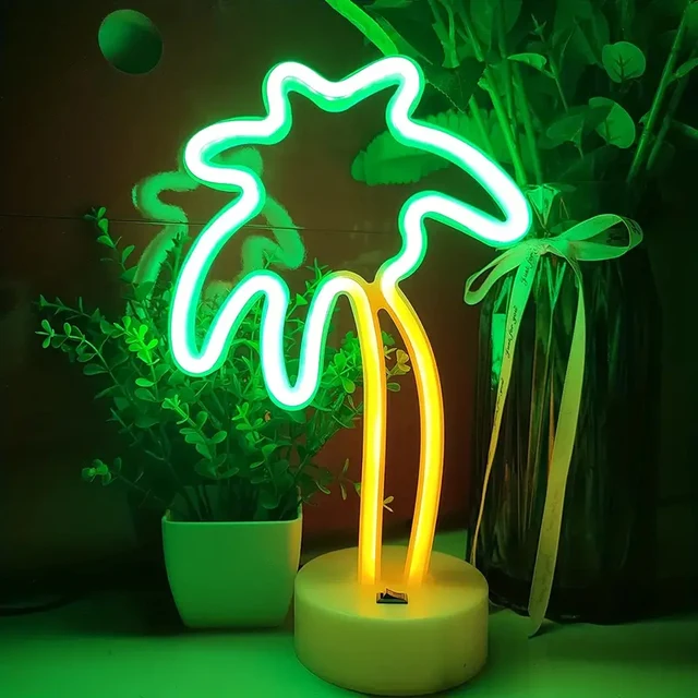 Coconut Shaped Neon Signs