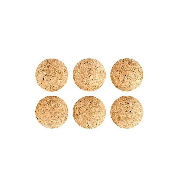 10pcs Cork Solid Wood Foosball Table Soccer Ball Accessories Football Baby Foot Fussball Desktop Table Soccer Game Supply ﻿