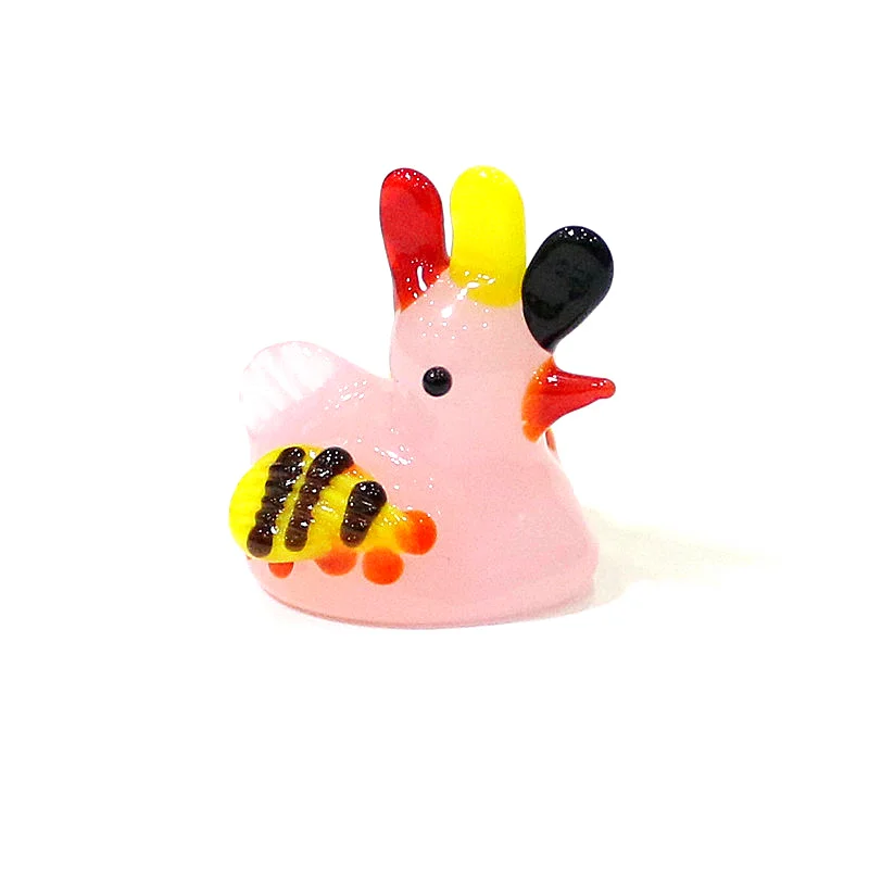 

Easter Chick Figurine Cute Mini Turkey Glass Ornament for Diy Home Desktop Fairy Garden Micro Landscape Bonsai Decor Accessories