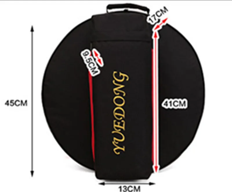Professional Portable 14" Snare drum package bag cover box Dumb drum shoulders backpack black Carrying Case Drums Instrument Gig