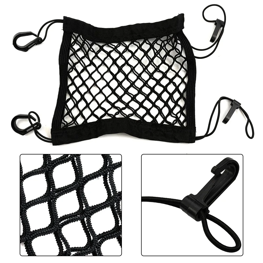 Motorcycle Cargo Net Bike Scooter Mesh Storage Bag Luggage Net Hook Hold Bag Moto Mesh motorcycle cargo net motorcycle luggage net
