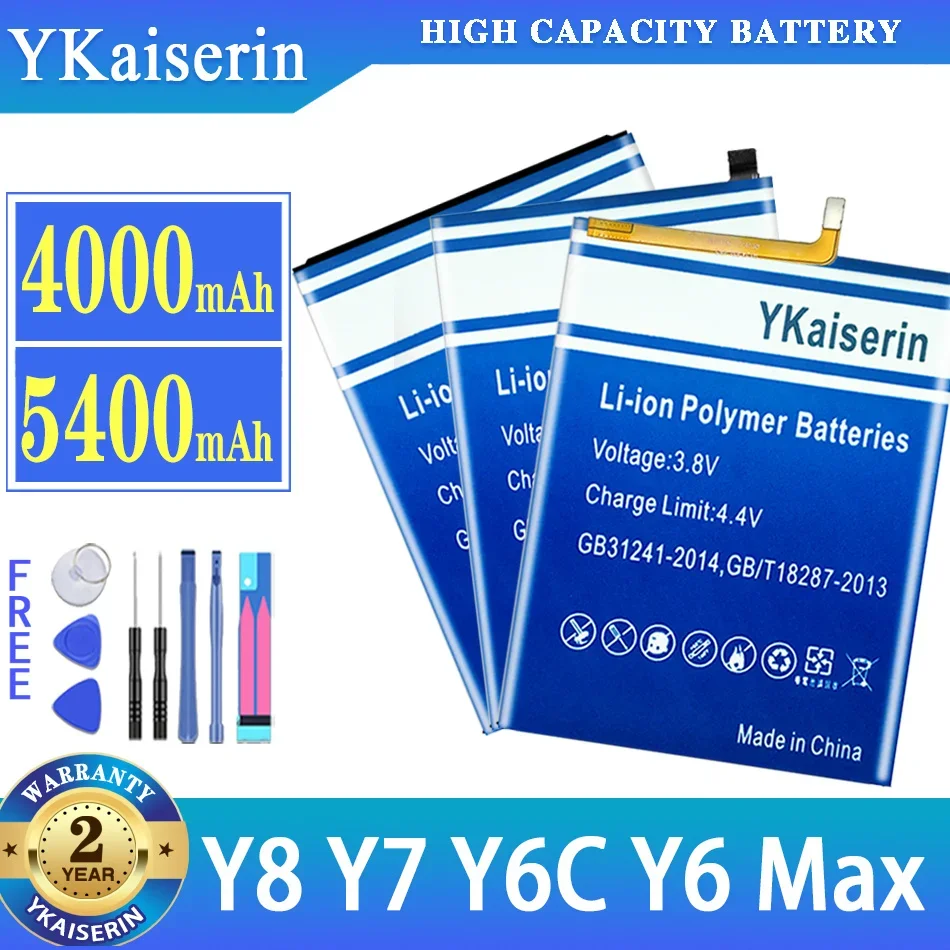 

YKaiserin Battery for DOOGEE Y8 Y7 N10 Y6 C Y6C 5.5 inch Y6 Max Y6Max Mobile Phone Batterij + Track NO