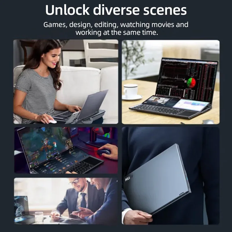 Рисунок 6 - Игровые ноутбуки HUAV с двумя экранами