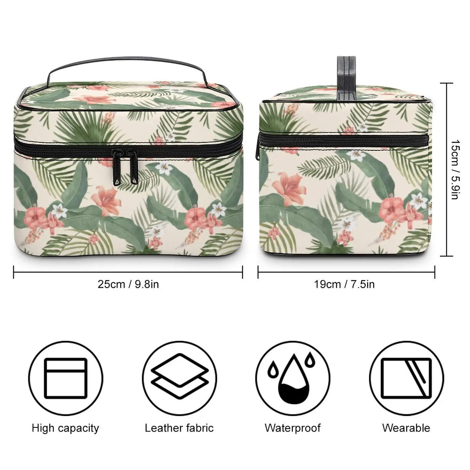 Customized Pattern Makeup Bag Outdoor Travel Bag Women Multifunction Cosmetic Bag Toiletries Organizer Storage Receiving  Bag