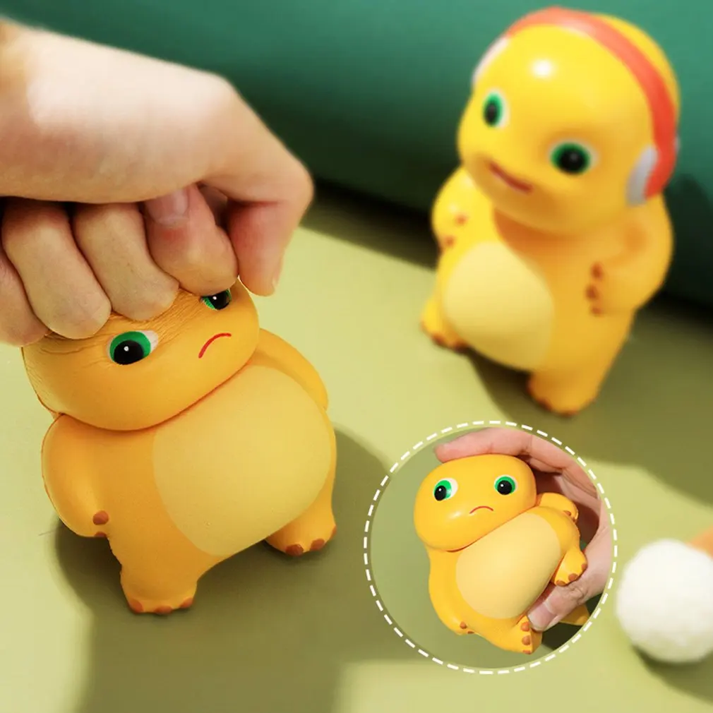 Маленький молочный дракон, сжимаемая полиуретановая игрушка, сжимаемая полиуретановая игрушка, медленно восстанавливающая форму, сжимающаяся надувная надменная мультяшная кукла, украшения, быстрая доставка