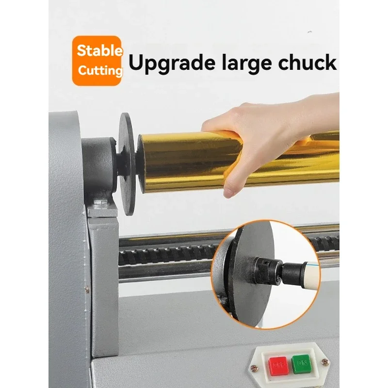 New 220V Electric Hot Stamping Paper Cutting Machine, Mechanized Aluminum Hot St