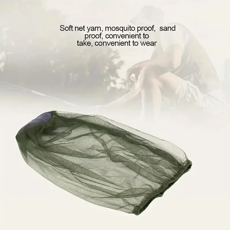 Mosquito proof hat Outdoor mosquito head mesh nets gardening hat insect-proof hat For hiking camping fishing