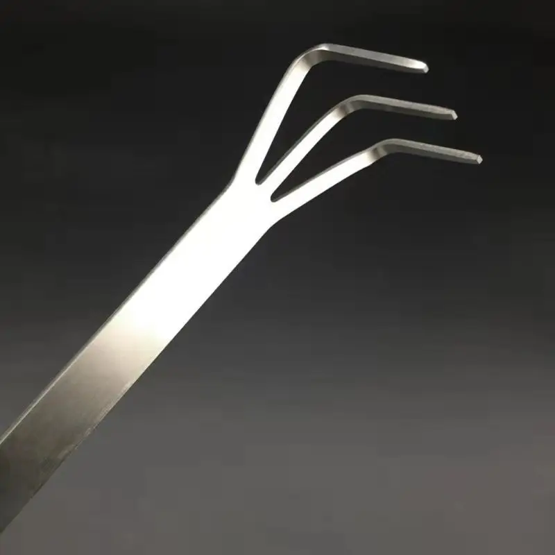 Multifunctional Stainless Steel Gardening Rake Bonsai Root Loosen Soil Spatula