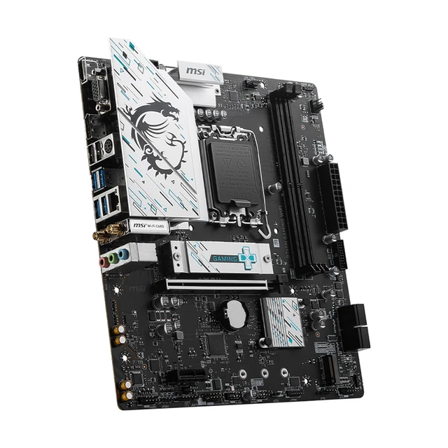 MSI 128GB LGA1700 B760M GAMING WIFI bricolage ordinateur de jeu carte mère intel 12e/13e génération prêt, double PCle 4.0 M.2, ARGB Sync 5