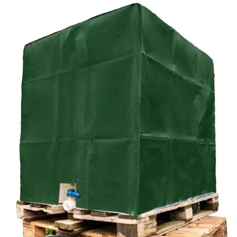 Water Storage Tank Cover Heavy Duty IBC Rain Barrel Cover For 275 Gallon 1000L IBC Tank Container Heavy Bucket Cover For IBC